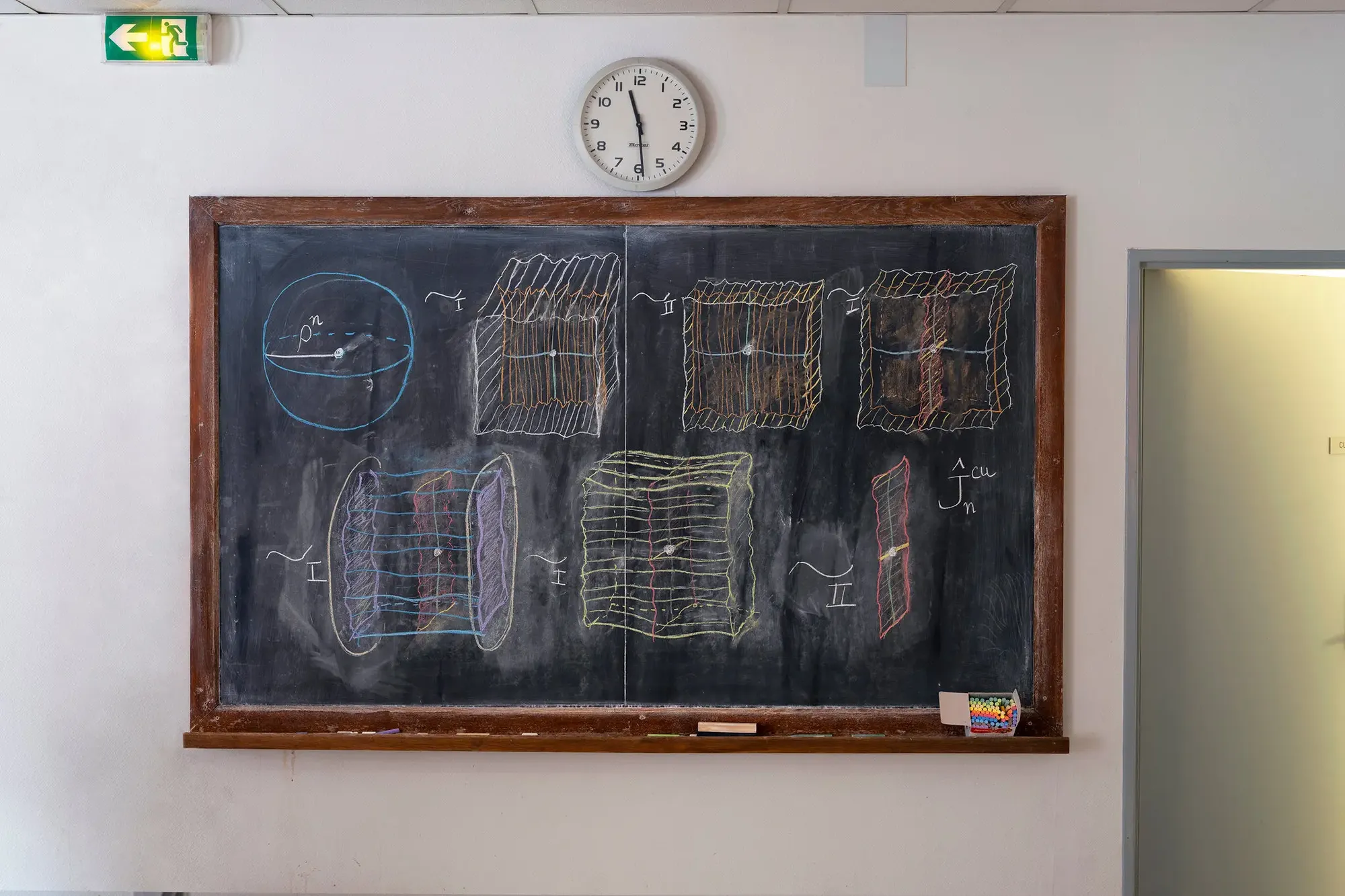 maths blackboard