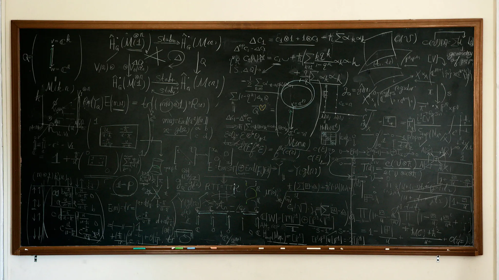 maths blackboard